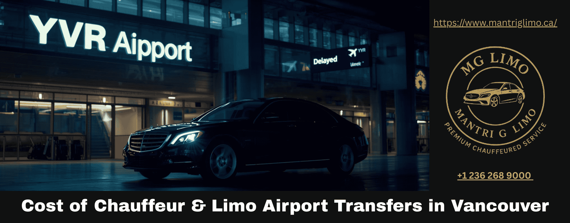 Cost of Chauffeur & Limo Airport Transfers in Vancouver